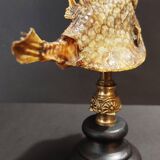 Cabinet of Curiosities naturalized fish tetrosomus concatenatus on base