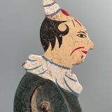 Old hand-painted metal pull toy