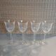 4 antique stemmed glasses