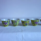 6 vintage teacups, China