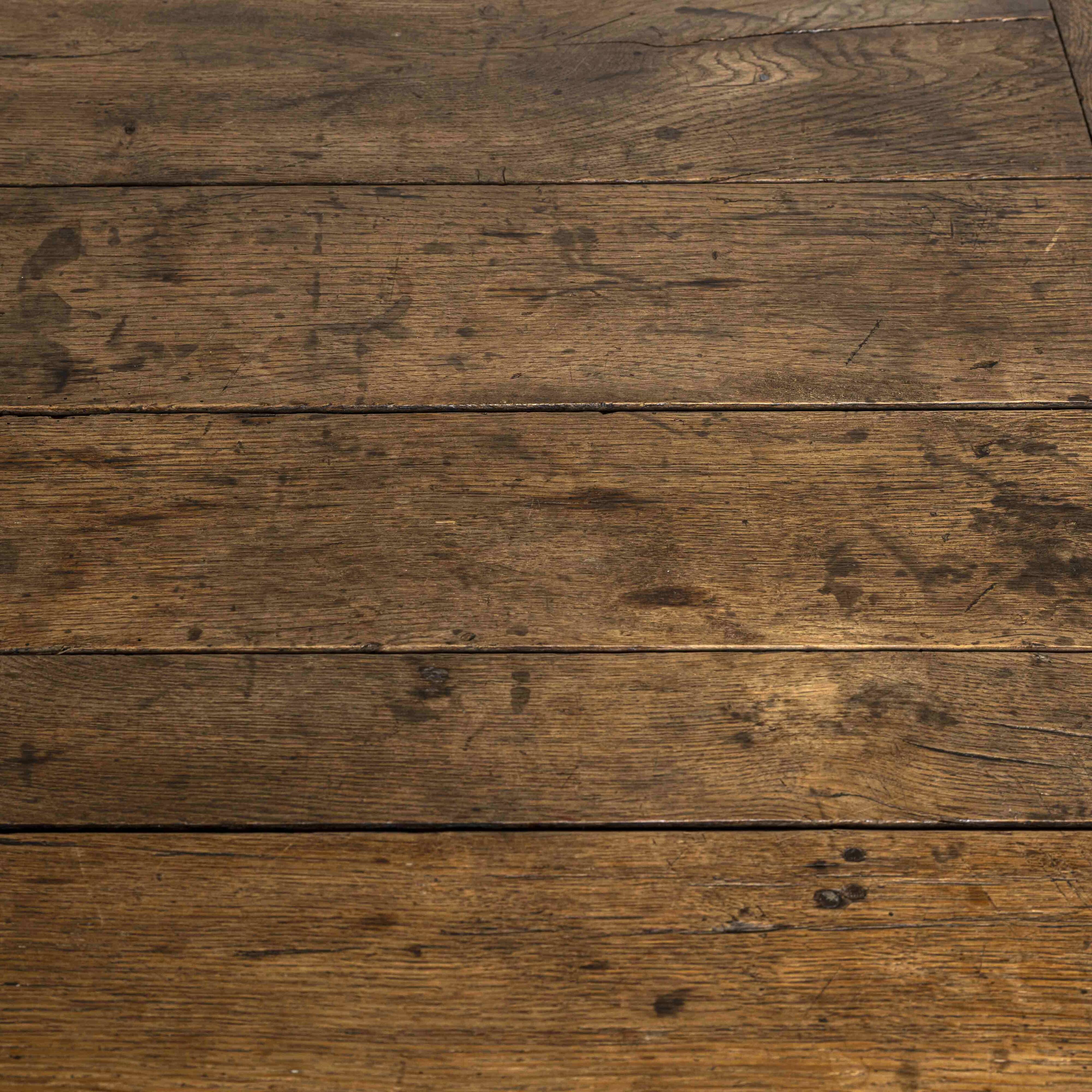 Old wooden farmhouse table