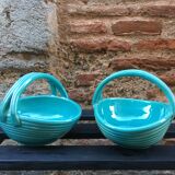 Two Gaziello Vallauris pocket trays