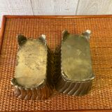 Pair of brass planters