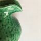 Green glazed ceramic pitcher, marius giuge at vallauris 50's