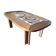 Vintage coffee table Trioh Møbelfabrik Denmark, ceramic by Ox-Art