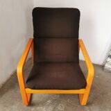 Fauteuil en bois courbé Wilkhahn 1980