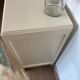 Vintage chest of drawers restored in white painted wood