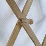 Vintage pine accordion coat rack