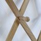 Vintage pine accordion coat rack