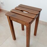 Vintage oak stool 70s/80s