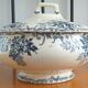 Porcelain soup pot iron earth H. Boulenger model Floréal