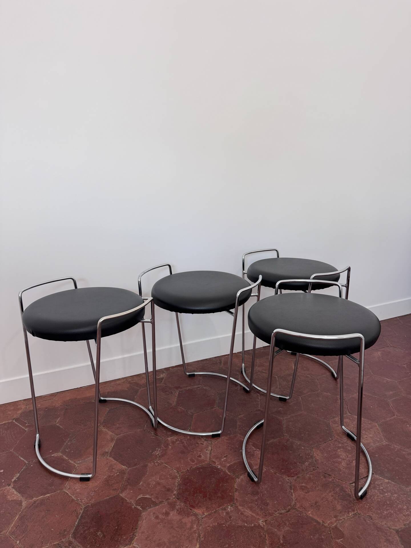 Tabourets cuir