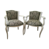 Paire de fauteuils bridge