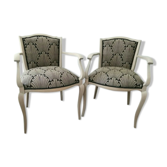 Pair of bridge chairs