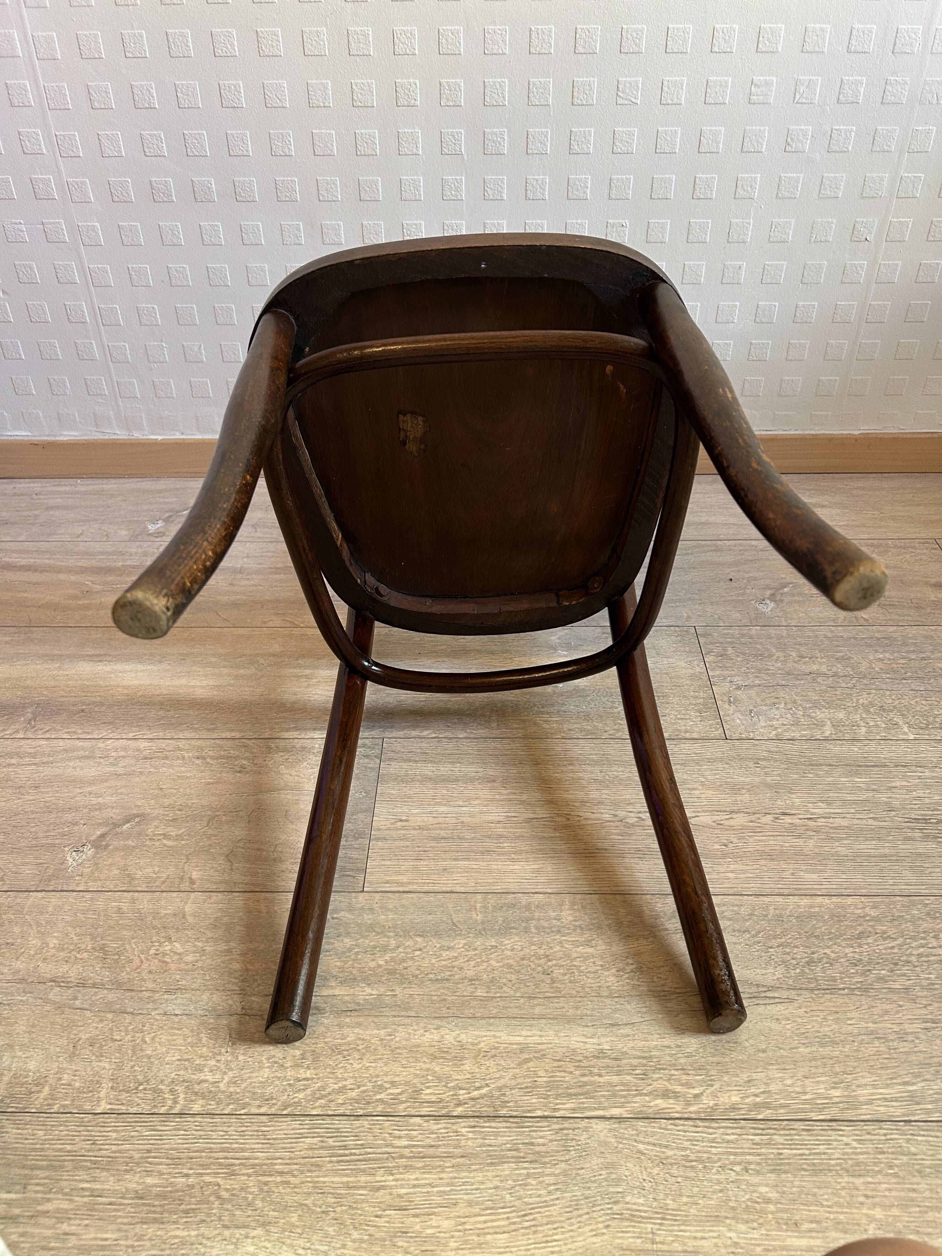 6 antique chairs Jacob & Josef Kohn – Vienna – Decorated bent wood – Style