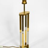 Paire de lampes de table en laiton XXL très rares des années 1970 de Vereinigte Werkstätten