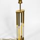 Pair of very rare 1970s XXL brass table lamps from Vereinigte Werkstätten