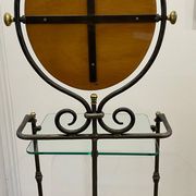 Serviteur de salle de bain en fer forgé