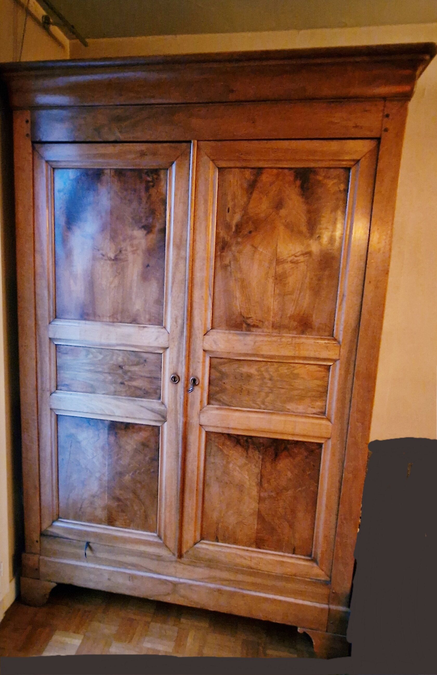 Antique walnut cabinet