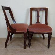 pair of quality 19th century English mahogany chairs circa 1850