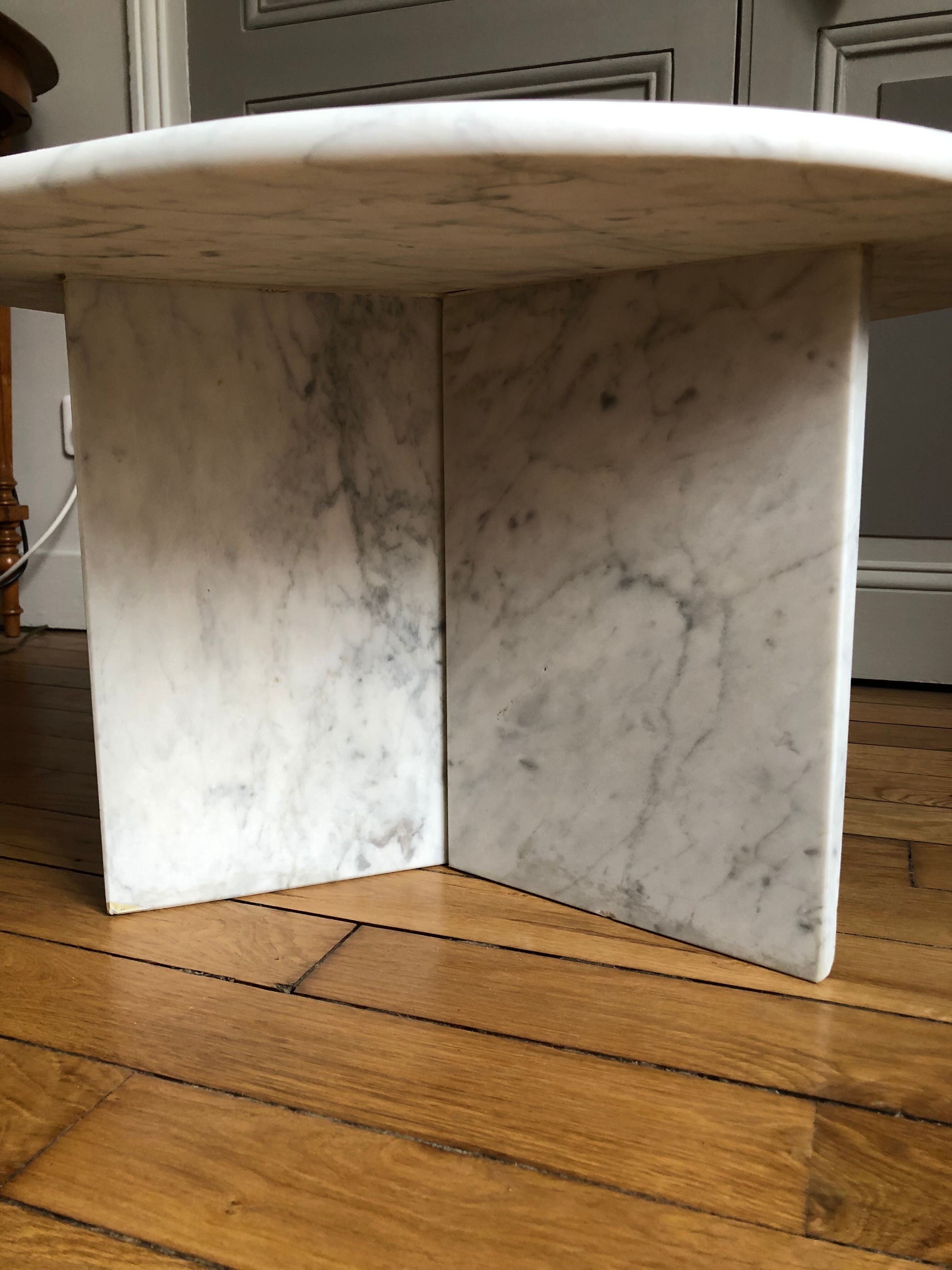 Marble coffee table