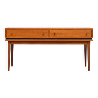 small Sideboard or Low Board 2 drawer Teak 1960