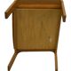 Vintage ikea poang tan leather cantilever footstool ottoman design