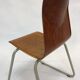 Vintage industrial chair Galvanitas 'thur-op-seat' S23