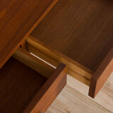 Italian free standing wall unit room divider with a desk in the style of Vittorio Dassi, 1960s