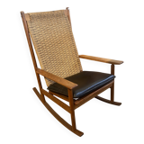 Roking chair by Hans Olsen edition Juul Kristensen 1950