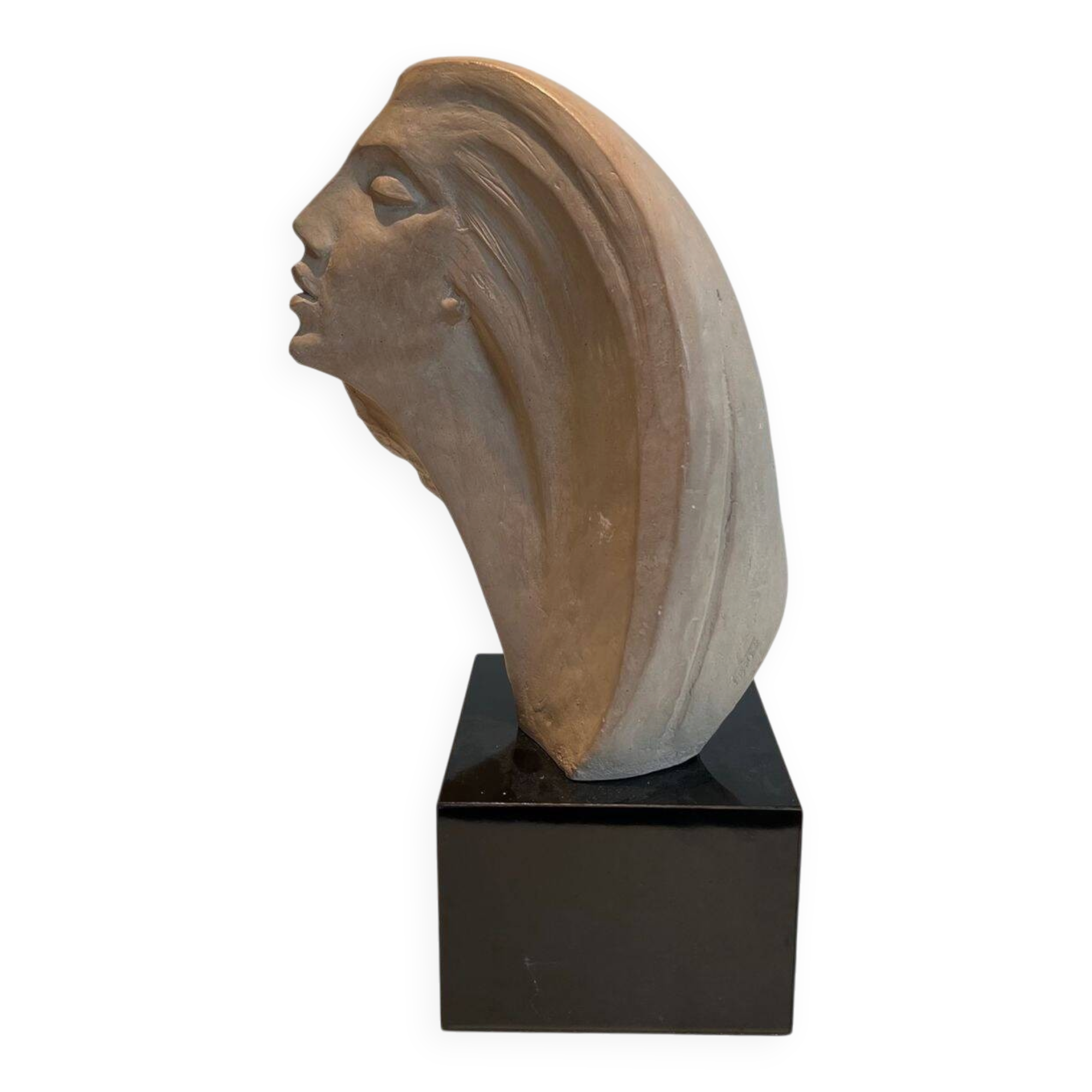 Female Bust in Terracotta with Egyptian Spirit, Austin Productions, 1980