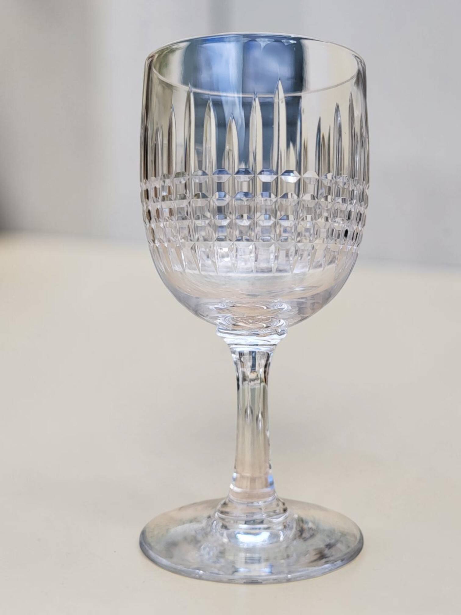 6 verres à vin cuit - porto en cristal Baccarat / Nancy