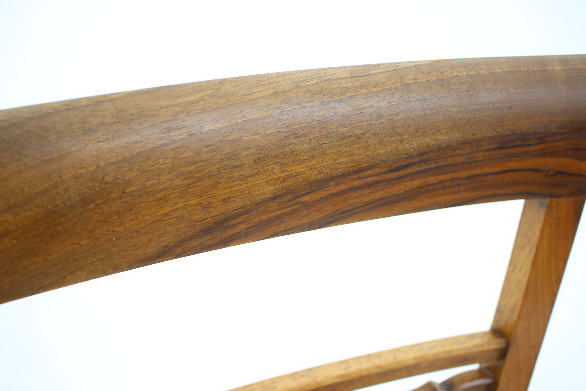 Set of two antique side chairs, czechoslovakia 1950