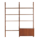 Teak modular shelving unit, Danish design, 1960s, made in Denmark