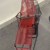 Scoubidou chaise longue 50s