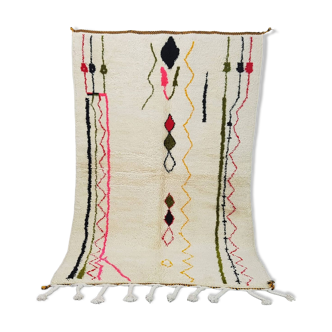 Tapis marocain berbère 238 x 150 cm tapis azilal en laine