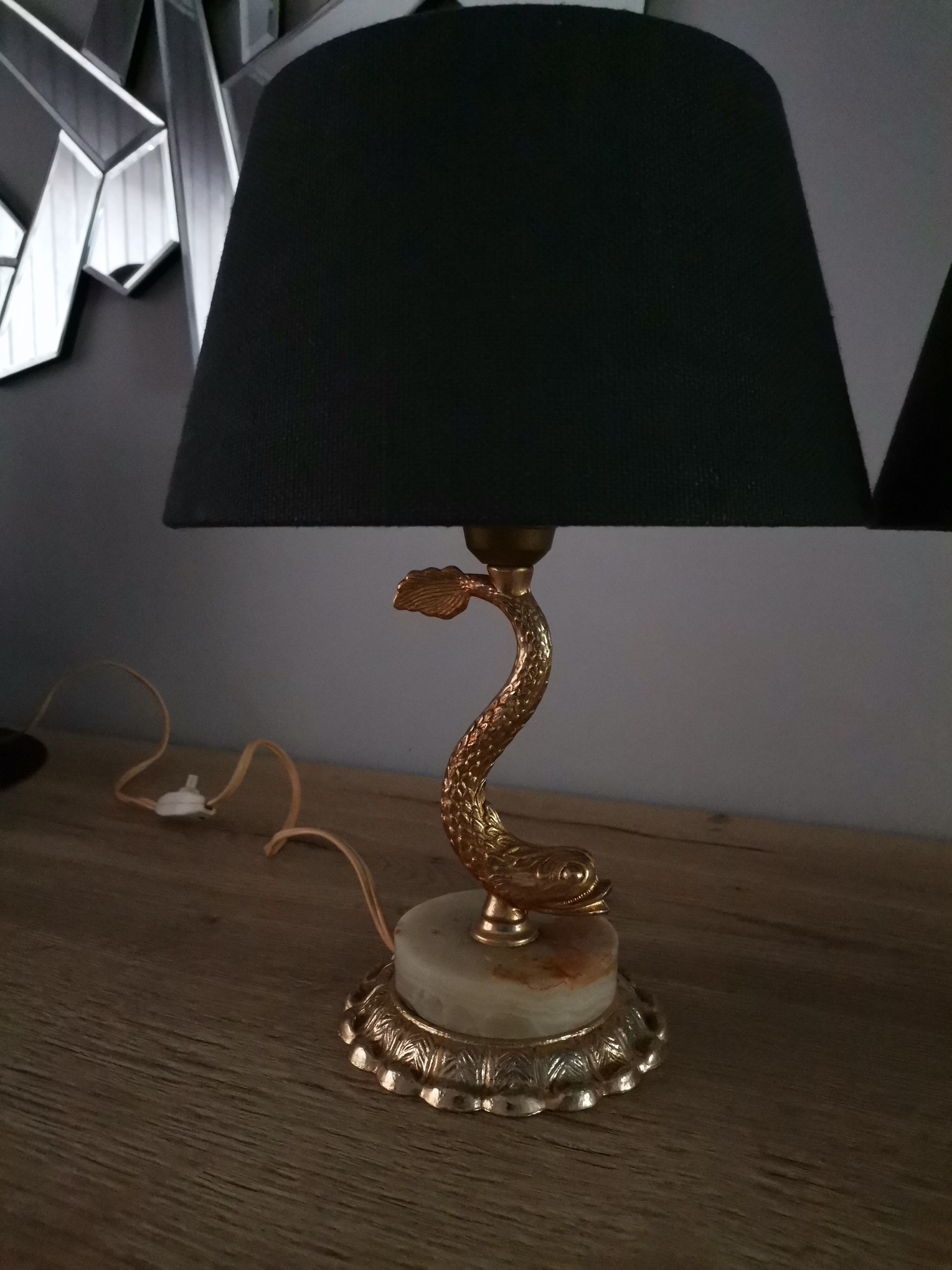 Paire of empire style vintage lamps