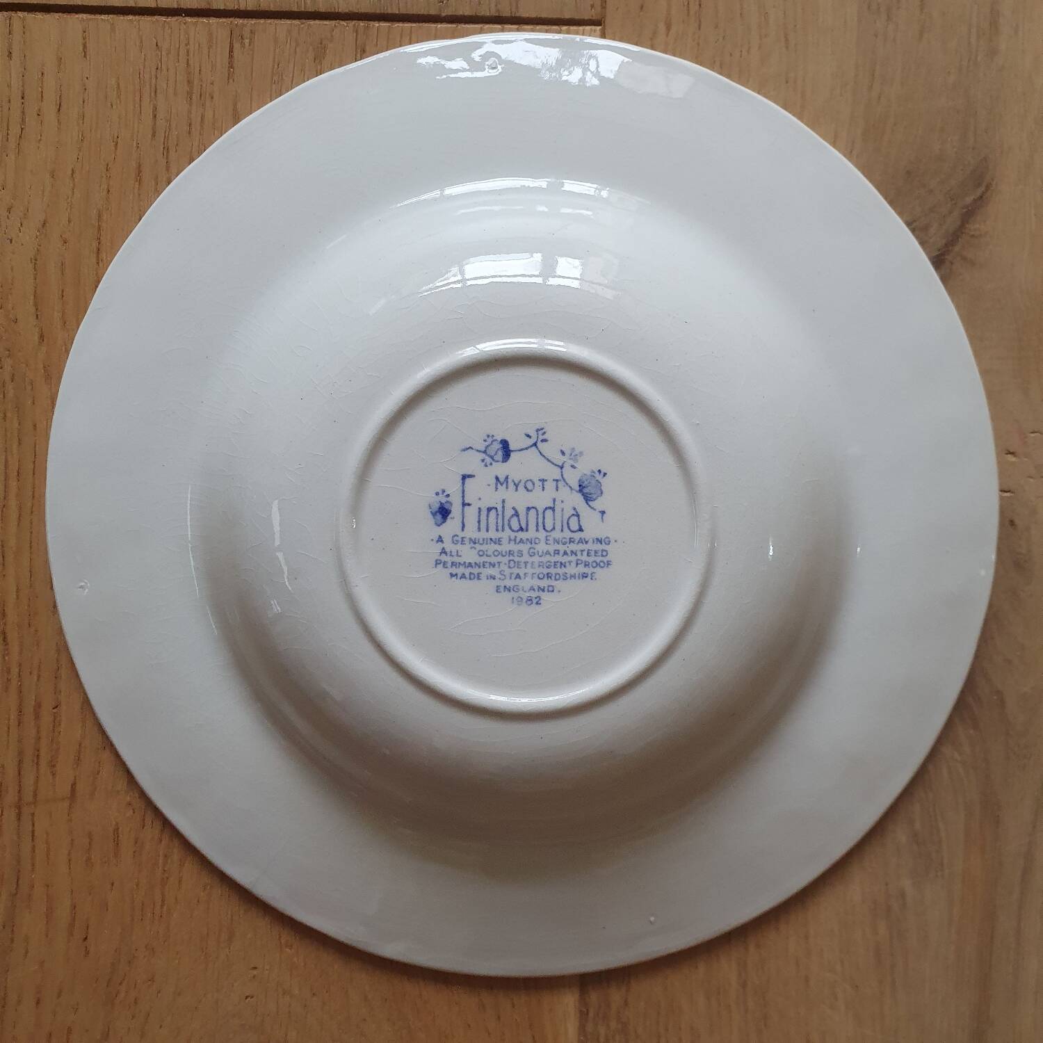 6 deep plates Myotts Finlandia