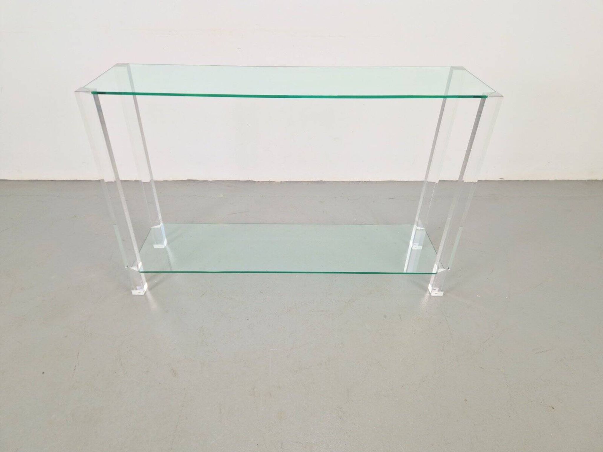 Glass and Acrylic The Hague Console Table from Bor Design, 1990s