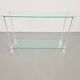 Table console en verre et acrylique The Hague de Bor Design, années 1990.