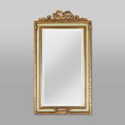 Baroque Rococo style gold leaf decorated Mirror, France 1950s