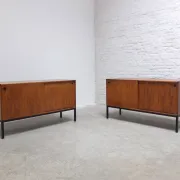 Pair of sideboards by Hans Hove & Palle Petersen for Christian Linneberg, 1960s