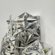 Mid-century crystal sconce by Kinkeldey, Germany, 1970s