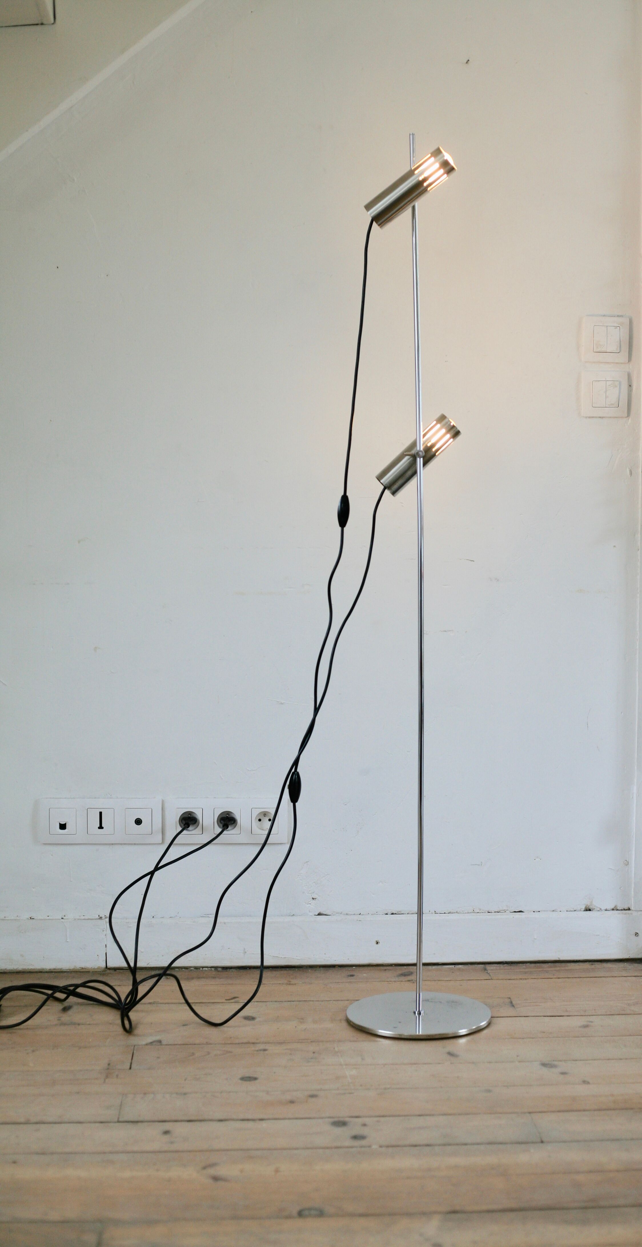 Alain Richard's lamppost, Disderot edition, 2 fires, France, circa 1960