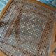 rocking chair wood and caning in ancient Egyptian style