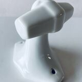 Patère vintage en porcelaine
