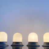 Set of 4 lamps artemide, italy 1970s