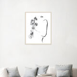 Fleurs dans ses mains - 30x42cm