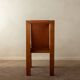 Wood Leather Dining Chairs Luigi Gorgoni Roche Bobois, 1970s, Set of 7