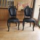Pair of Smoke Dining Chairs